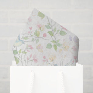 Persoonlijk Lentebloemen Vouwzakdoek Papier