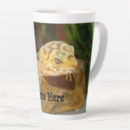 Persoonlijk Leopard Gecko Lizard Latte Mok