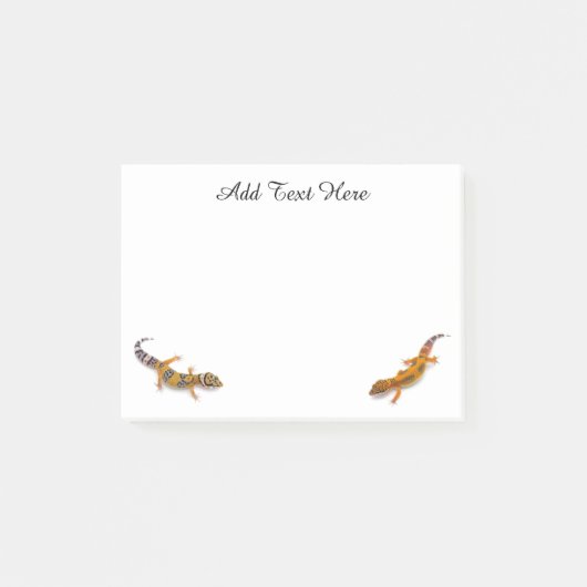 Persoonlijk Leopard Gecko Lizard Post-it® Notes (Voorkant)