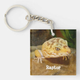 Persoonlijk Leopard Gecko Lizard Sleutelhanger
