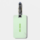 Persoonlijk, Leraar-appreciatiedag Dank u Bagagelabel (Achterkant verticaal)