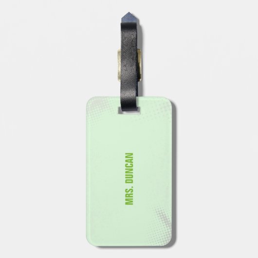 Persoonlijk, Leraar-appreciatiedag Dank u Bagagelabel (Achterkant verticaal)