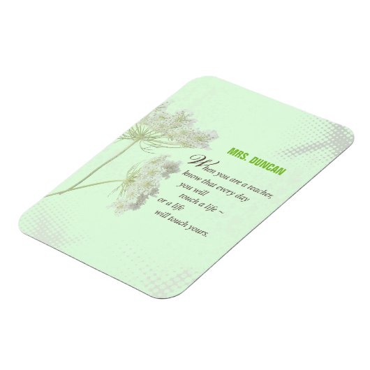 Persoonlijk, Leraar-appreciatiedag Dank u Magneet (Linkerzijde)