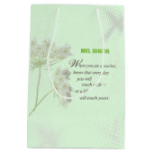 Persoonlijk, Leraar-appreciatiedag Dank u Medium Cadeauzakje (Achterkant)