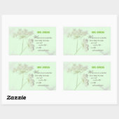 Persoonlijk, Leraar-appreciatiedag Dank u Rechthoekige Sticker (Vel)