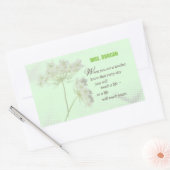 Persoonlijk, Leraar-appreciatiedag Dank u Rechthoekige Sticker (Envelop)