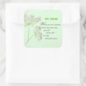 Persoonlijk, Leraar-appreciatiedag Dank u Vierkante Sticker (Tas)