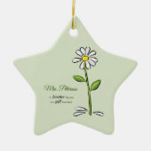 Persoonlijk, leraar Dank je, Religieuze Vloer Keramisch Ornament (Voorkant)