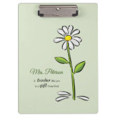 Persoonlijk, leraar Dank je, Religieuze Vloer Klembord (Voorkant)