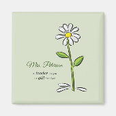 Persoonlijk, leraar Dank je, Religieuze Vloer Magneet (Voorkant)