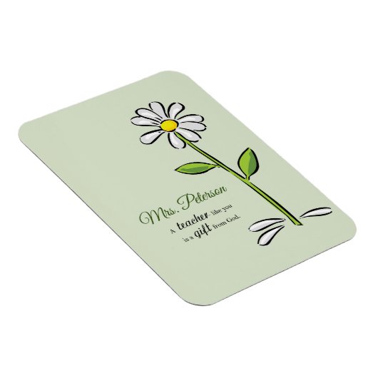 Persoonlijk, leraar Dank je, Religieuze Vloer Magneet (Rechterzijde)