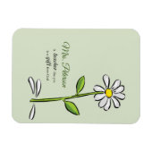 Persoonlijk, leraar Dank je, Religieuze Vloer Magneet (Horizontaal)