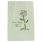 Persoonlijk, leraar Dank je, Religieuze Vloer Medium Cadeauzakje (Voorkant)