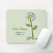 Persoonlijk, leraar Dank je, Religieuze Vloer Muismat (Met muis)