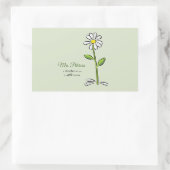 Persoonlijk, leraar Dank je, Religieuze Vloer Rechthoekige Sticker (Tas)