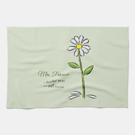 Persoonlijk, leraar Dank je, Religieuze Vloer Theedoek