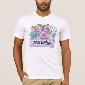 Persoonlijk leraren T-shirt | Aangepaste leraar na (Voorkant)