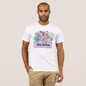 Persoonlijk leraren T-shirt | Aangepaste leraar na (Voorkant volledig)