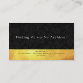 Persoonlijk letsel Advocaat Visitekaartjes (Achterkant)