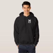 Persoonlijk Letterman Monogram Hoodie (Voorkant volledig)