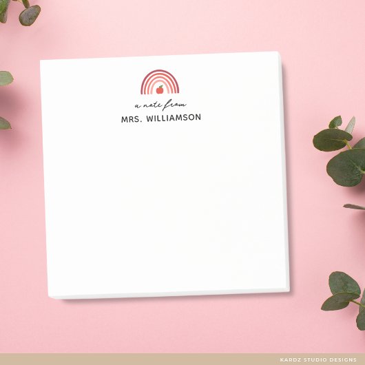 Persoonlijk leuk briefje van juf naam Post-it Post-it® Notes