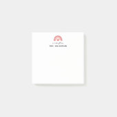 Persoonlijk leuk briefje van juf naam Post-it Post-it® Notes (Voorkant)