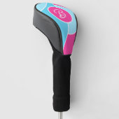 Persoonlijk leuk chic abstract kunstpatroon golfheadcover (Schuin)