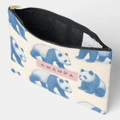 Persoonlijk leuk en schattig pandapatroon etui (Open)