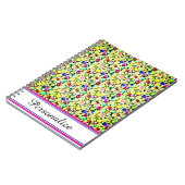 Persoonlijk leuk paisley notitieboek (Linkerzijde)