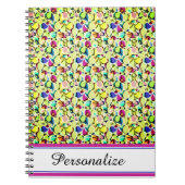 Persoonlijk leuk paisley notitieboek (Voorkant)