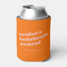 Persoonlijk leuk roze oranje vrijgezellenweekend