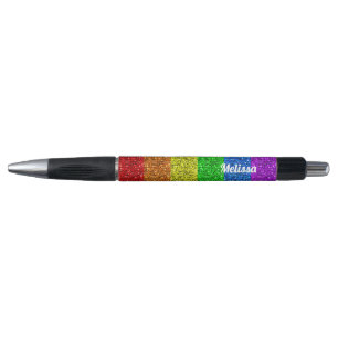 Persoonlijk levendige glans van de LGBT-vlag Pen