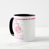 Persoonlijk Libra-cakeontwerp Mok (Voorkant links)