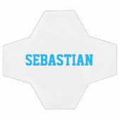 Persoonlijk lichtblauw aangepaste sportteam voetbal (Enkel)