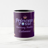 Persoonlijk lid van het prinsessenlegioen paars mok (Midden)