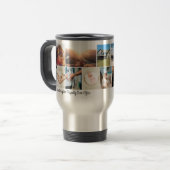 Persoonlijk liefdesgelach altijd en altijd reisbeker (Voorkant links)