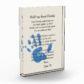 Persoonlijk lieve papa gedicht fotoblokken (Links)
