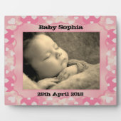 Persoonlijk Lijst Baby Foto Plaque Fotoplaat (Voorkant)