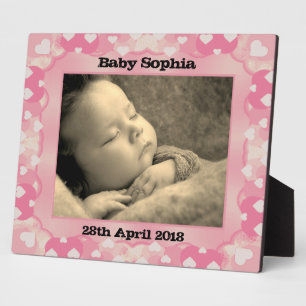 Persoonlijk Lijst Baby Foto Plaque Fotoplaat