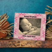 Persoonlijk Lijst Baby Foto Plaque Fotoplaat (Zijkant)