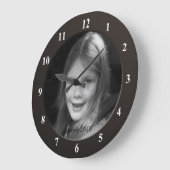 Persoonlijk Lijst voor aangepaste foto's en tekst  Grote Klok (Hoek)