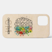 Persoonlijk links en rechts menselijk brein Case-Mate iPhone case (Achterkant (horizontaal))