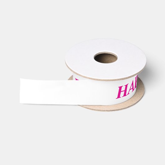 Persoonlijk lint - aangepaste tekst & ontwerp (Spoel)