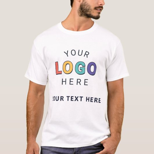 Persoonlijk logo bedrijf t-shirt (Voorkant)