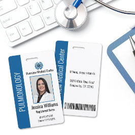Persoonlijk logo en foto-ID voor ziekenhuispersone Badge