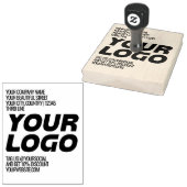 Persoonlijk logo en tekst Groot Rubberstempel (Gestempeld)