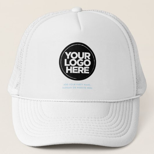 Persoonlijk logo en tekst honkbalpet trucker pet (Voorkant)