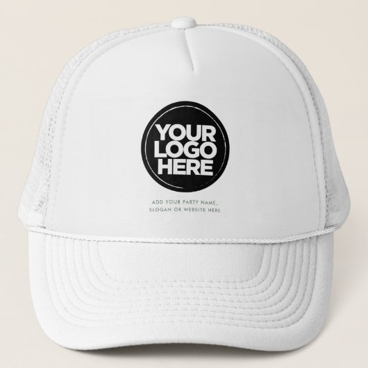 Persoonlijk logo en tekst honkbalpet trucker pet (Voorkant)