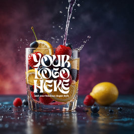 Persoonlijk logo en tekst whisky glas