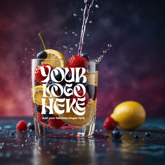 Persoonlijk logo en tekst whisky glas